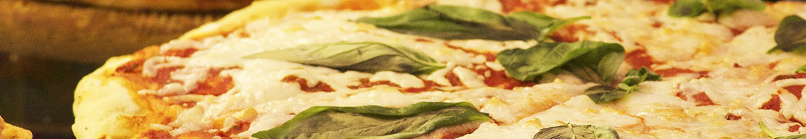 Eating Italian Pizza at Carolina's Italian Restaurant restaurant in Garden Grove, CA.